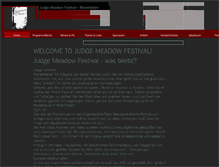 Tablet Screenshot of judgemeadow-festival.com